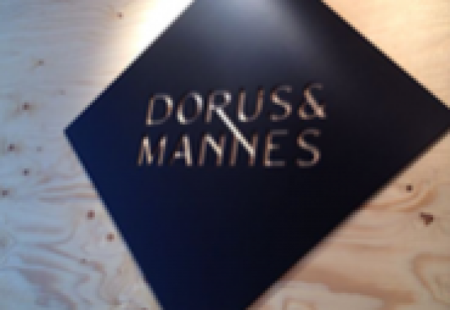 Reclamebord Dorus Mannes